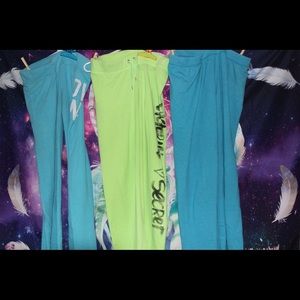 3 pair of victoria secret bootcut sweatpants